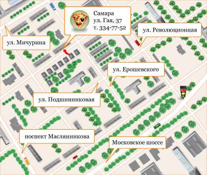 Ерошевского 18 самара карта